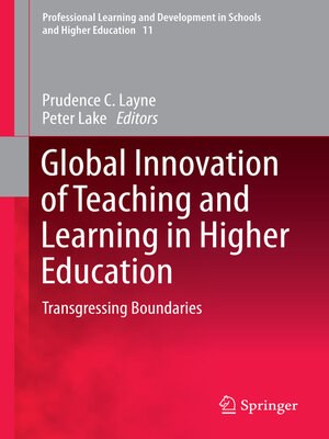 cover image of Global Innovation of Teaching and Learning in Higher Education